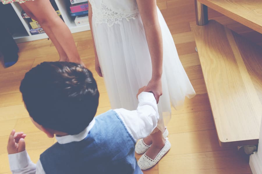 South West | Cornwall | Porthtowan | Autumn | Coastal | DIY | Blue | White | Bar | Real Wedding | Helen Court Photography #Bridebook #RealWedding #WeddingIdeas Bridebook.co.uk