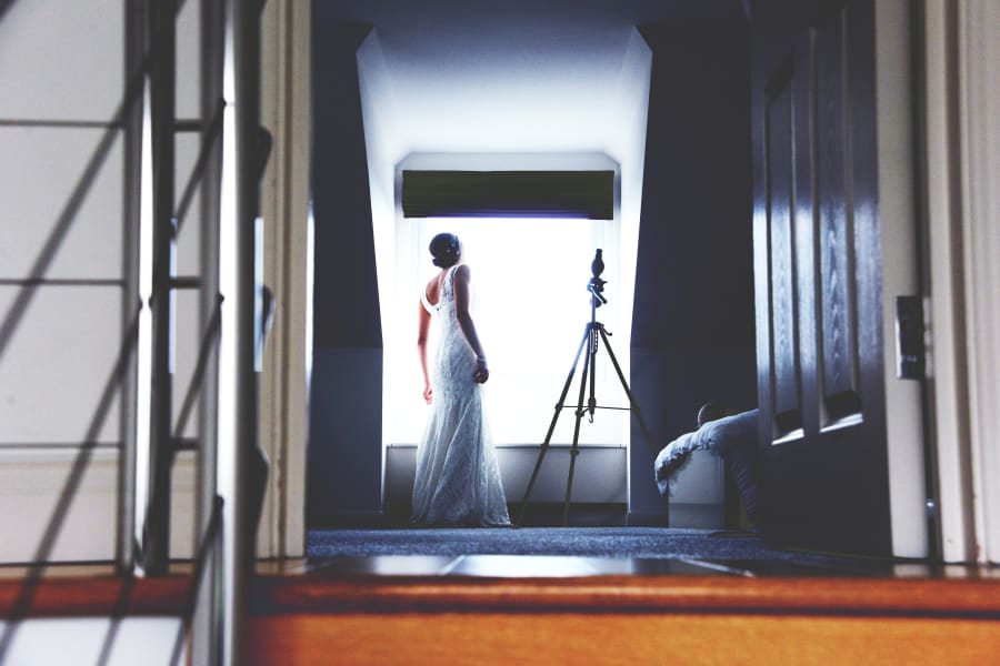 South West | Cornwall | Porthtowan | Autumn | Coastal | DIY | Blue | White | Bar | Real Wedding | Helen Court Photography #Bridebook #RealWedding #WeddingIdeas Bridebook.co.uk