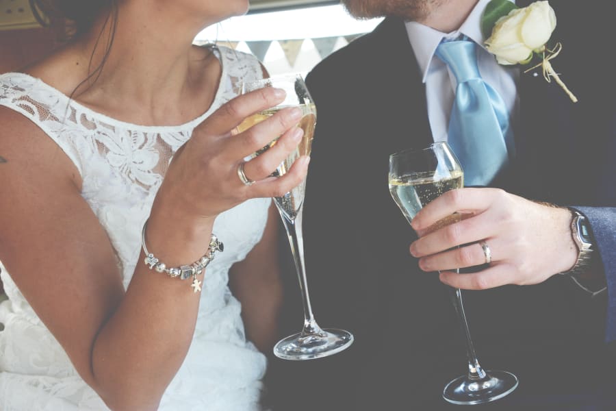 South West | Cornwall | Porthtowan | Autumn | Coastal | DIY | Blue | White | Bar | Real Wedding | Helen Court Photography #Bridebook #RealWedding #WeddingIdeas Bridebook.co.uk