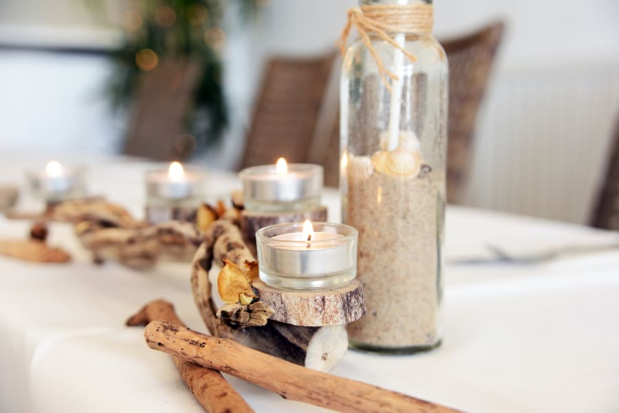 South West | Cornwall | Porthtowan | Autumn | Coastal | DIY | Blue | White | Bar | Real Wedding | Helen Court Photography #Bridebook #RealWedding #WeddingIdeas Bridebook.co.uk