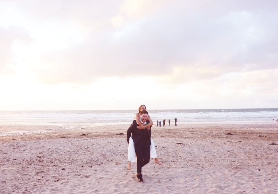 South West | Cornwall | Porthtowan | Autumn | Coastal | DIY | Blue | White | Bar | Real Wedding | Helen Court Photography #Bridebook #RealWedding #WeddingIdeas Bridebook.co.uk