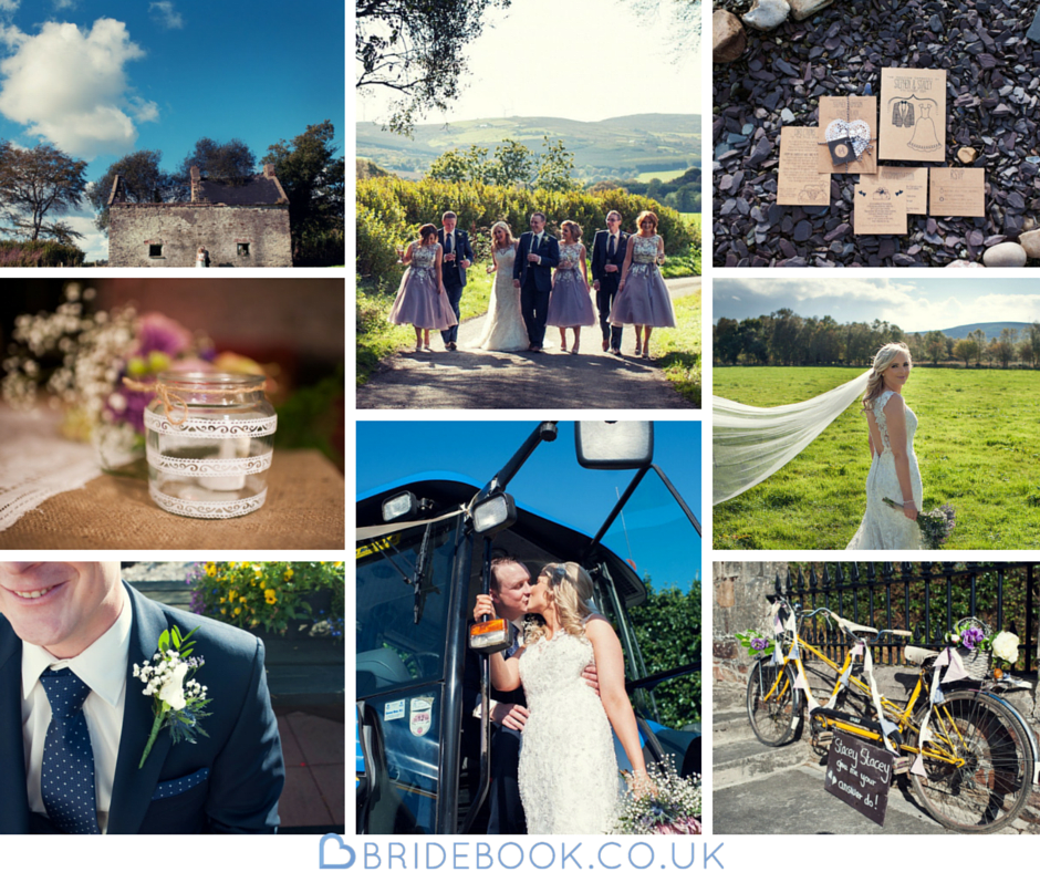 Northern Ireland | Ballymena | Belfast | Spring | DIY | Vintage | Rustic | Blue | Purple | Reception Venue | Real Wedding | Denise Leacock Photography #Bridebook #RealWedding #WeddingIdeas Bridebook.co.uk 