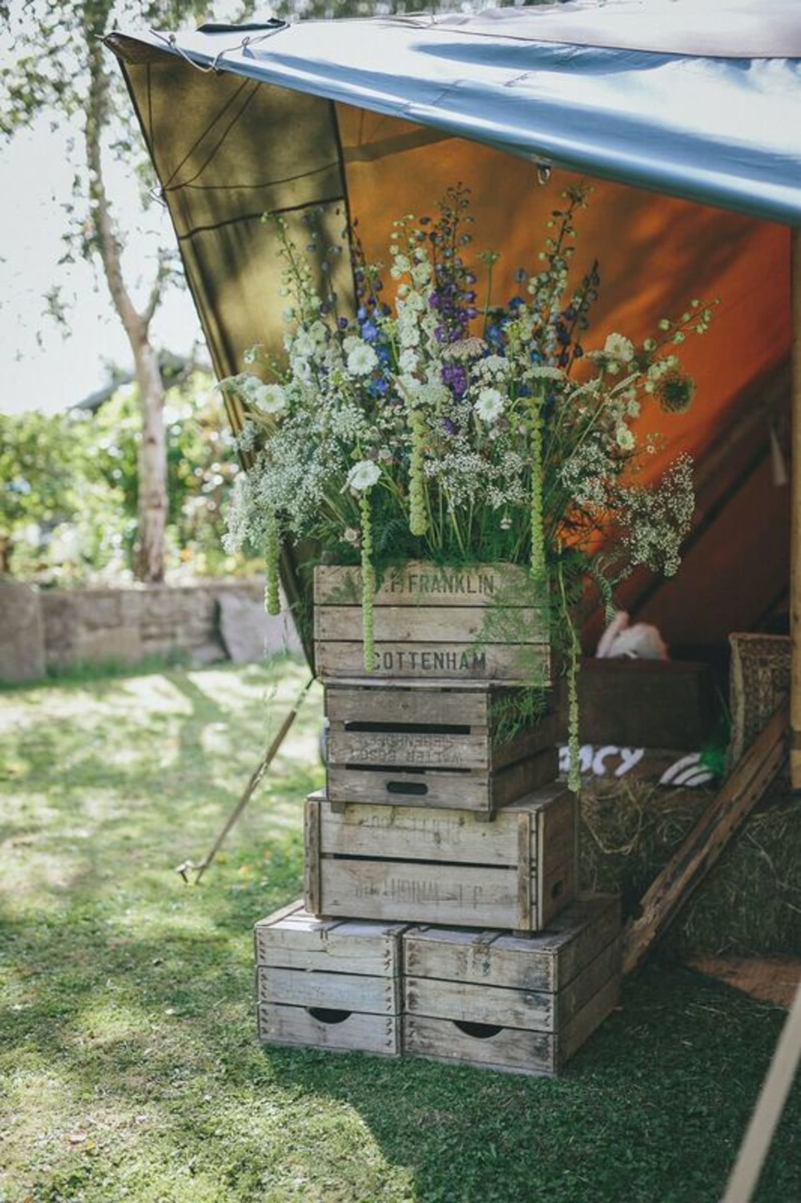 South West | Somerset | Summer | Country | DIY | Rustic | Purple | Marquee | Real Wedding | Helen Lisk Photography #Bridebook #RealWedding #WeddingIdeas Bridebook.co.uk