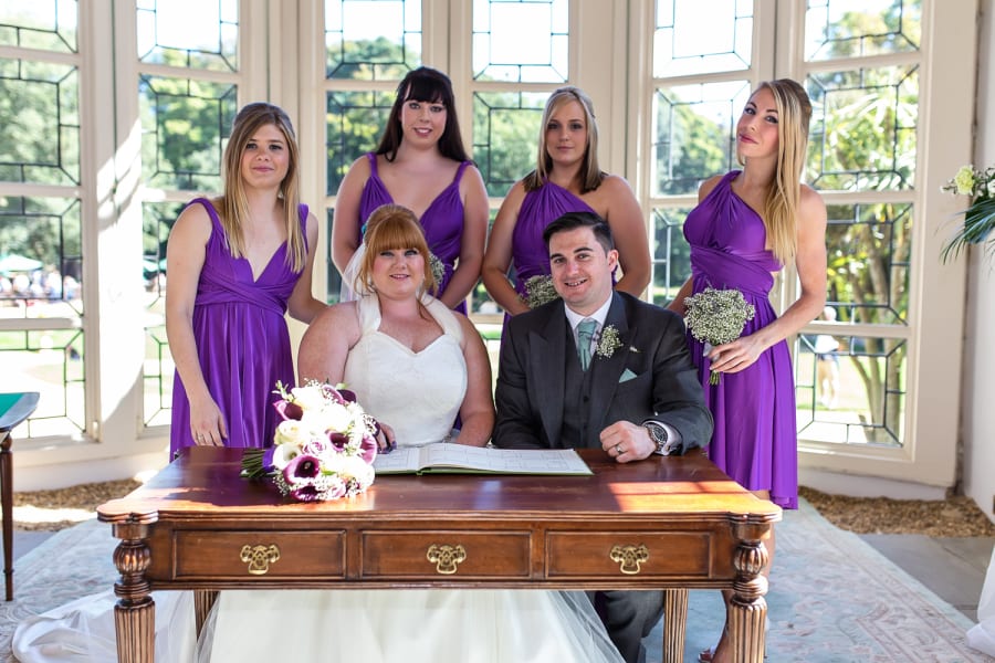 South West | Dorset | Bournemouth | Summer | Beach | Classic | Purple | Turquoise | Castle | Real Wedding | Jennie Franklin #Bridebook #RealWedding #WeddingIdeas Bridebook.co.uk