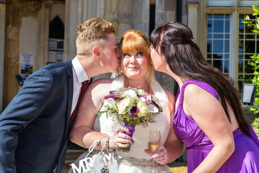 South West | Dorset | Bournemouth | Summer | Beach | Classic | Purple | Turquoise | Castle | Real Wedding | Jennie Franklin #Bridebook #RealWedding #WeddingIdeas Bridebook.co.uk