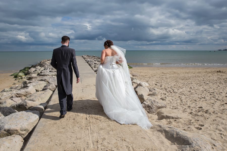 South West | Dorset | Poole | Spring | Coastal | Classic | Navy | White | Hotel | Real Wedding | Jennie Franklin #Bridebook #RealWedding #WeddingIdeas Bridebook.co.uk
