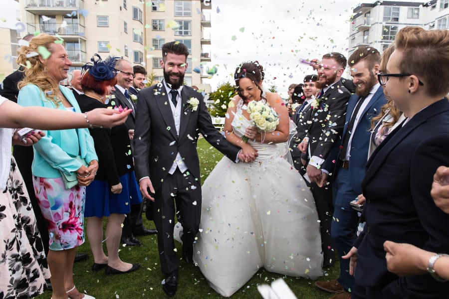 South West | Dorset | Poole | Spring | Coastal | Classic | Navy | White | Hotel | Real Wedding | Jennie Franklin #Bridebook #RealWedding #WeddingIdeas Bridebook.co.uk