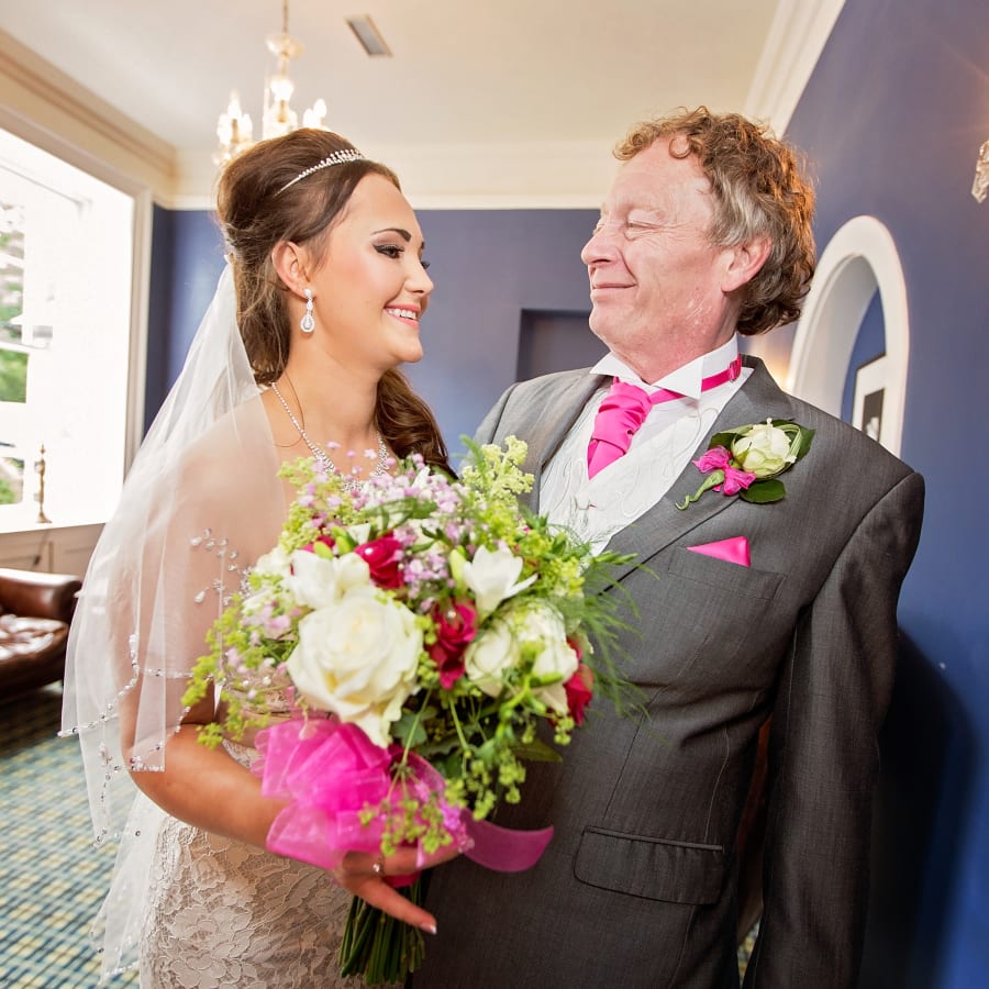 South West | Hampshire | Christchurch | Autumn | DIY | Classic | Marquee | Pink | White | Hotel | Real Wedding | Jennie Franklin #Bridebook #RealWedding #WeddingIdeas Bridebook.co.uk