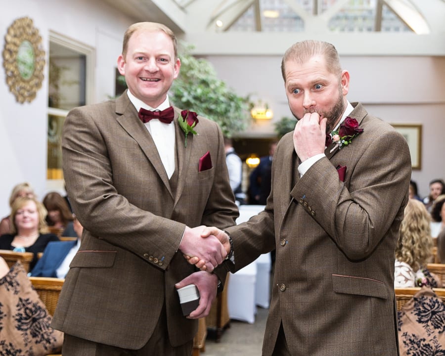 South West | Hampshire | Lymington | Winter | Traditional | Christmas | Maroon | Brown | Hotel | Real Wedding | Jennie Franklin #Bridebook #RealWedding #WeddingIdeas Bridebook.co.uk 