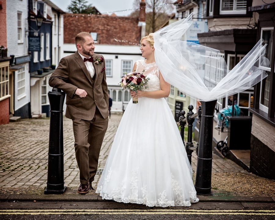 South West | Hampshire | Lymington | Winter | Traditional | Christmas | Maroon | Brown | Hotel | Real Wedding | Jennie Franklin #Bridebook #RealWedding #WeddingIdeas Bridebook.co.uk 
