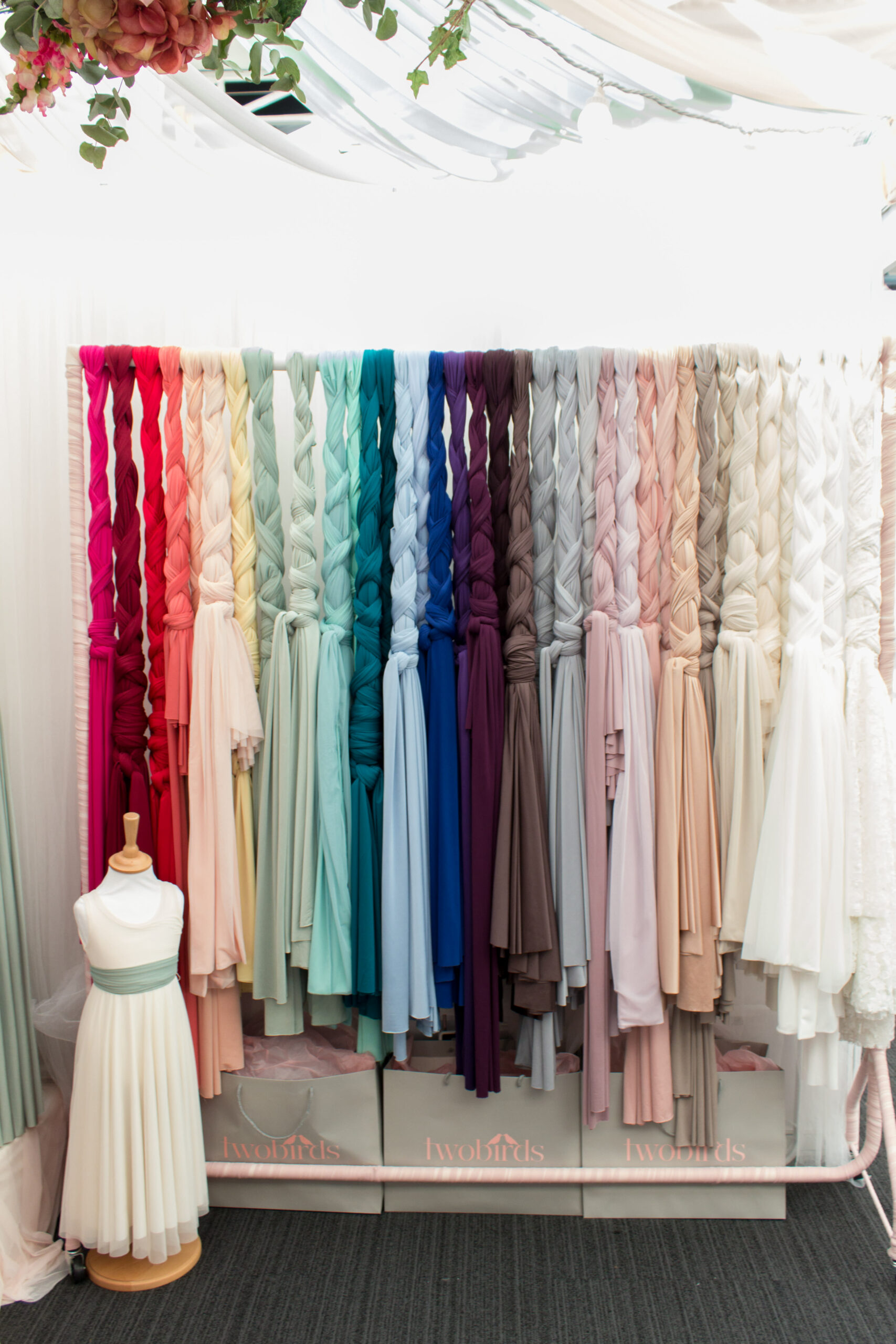 Bridebook.co.uk gorgeous bridesmaid dress colour options from twobirds