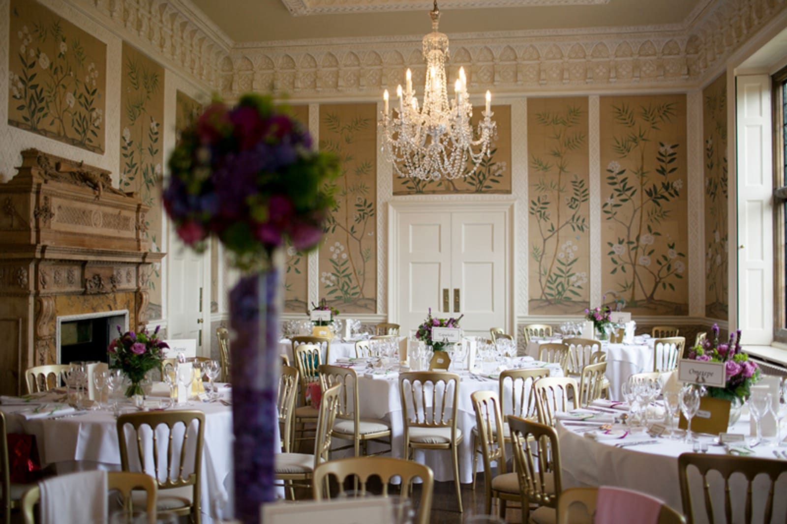 South East | Buckinghamshire | Great Hampden | Summer | Classic | Purple | Plum | Country House | Real Wedding | Guy Hearn Photography #Bridebook #RealWedding #WeddingIdeas Bridebook.co.uk