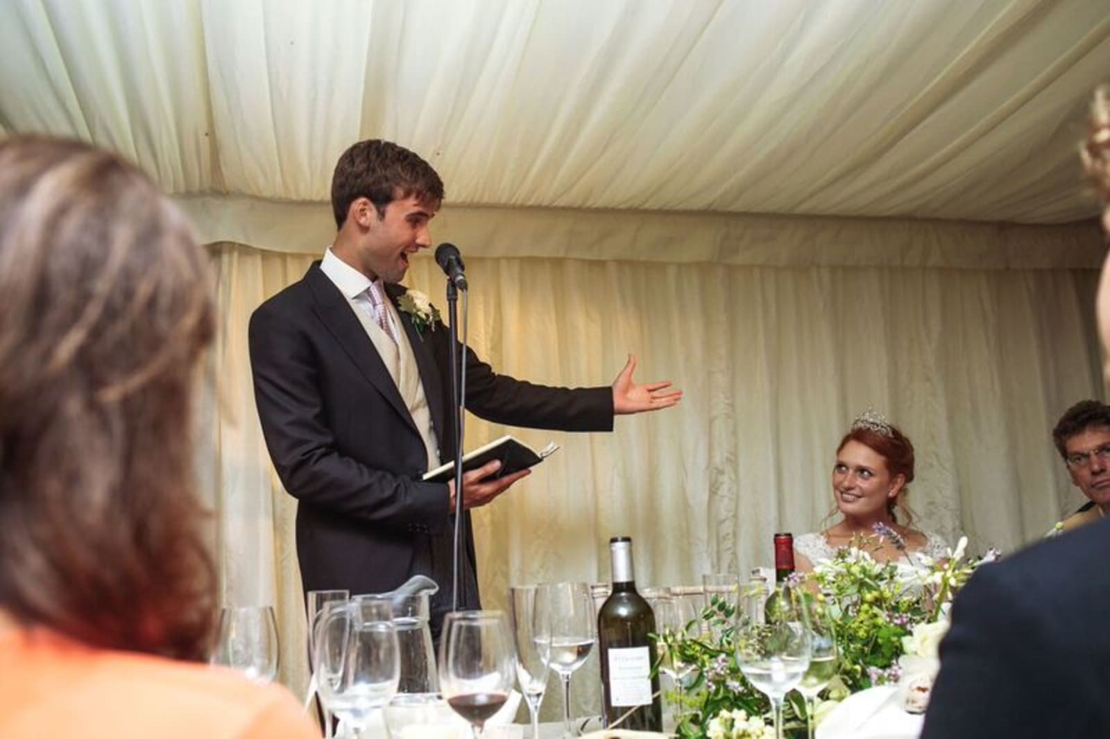 Summer | Country | Garden | Neutrals | Gold | Marquee | Real Wedding | Haijley Photography #Bridebook #RealWedding #WeddingIdeas Bridebook.co.uk