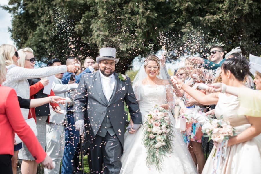 West Midlands | Staffordshire | Summer | Glamorous | Helicopter | Pink | Gold | Country House | Real Wedding | Kayleigh Pope #Bridebook #RealWedding #WeddingIdeas Bridebook.co.uk