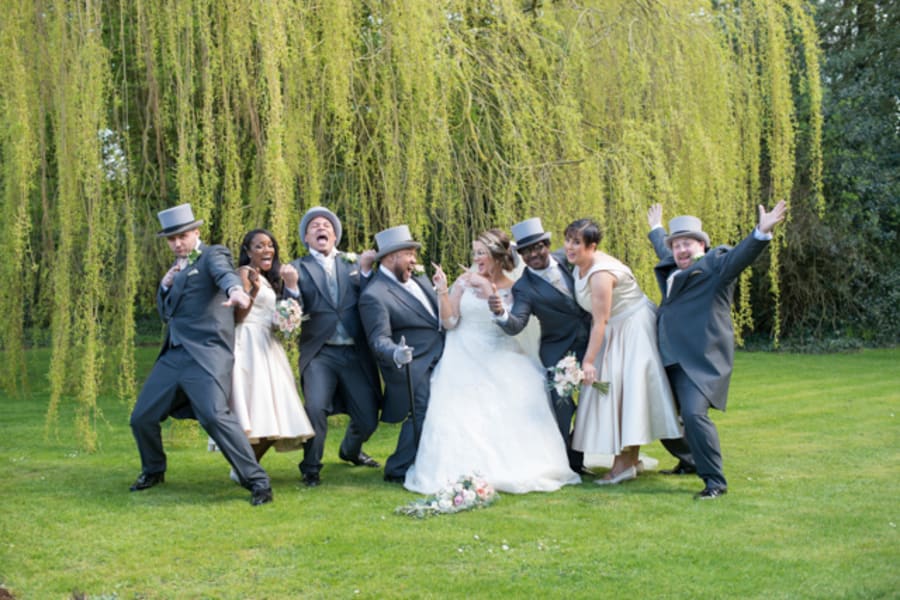 West Midlands | Staffordshire | Summer | Glamorous | Helicopter | Pink | Gold | Country House | Real Wedding | Kayleigh Pope #Bridebook #RealWedding #WeddingIdeas Bridebook.co.uk