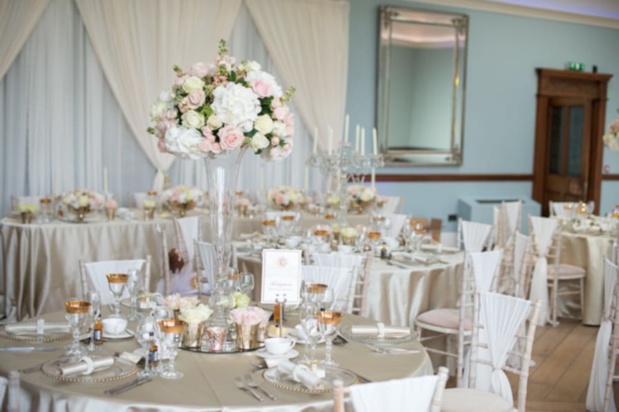 West Midlands | Staffordshire | Summer | Glamorous | Helicopter | Pink | Gold | Country House | Real Wedding | Kayleigh Pope #Bridebook #RealWedding #WeddingIdeas Bridebook.co.uk