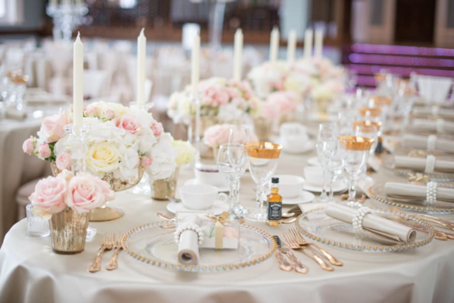 West Midlands | Staffordshire | Summer | Glamorous | Helicopter | Pink | Gold | Country House | Real Wedding | Kayleigh Pope #Bridebook #RealWedding #WeddingIdeas Bridebook.co.uk