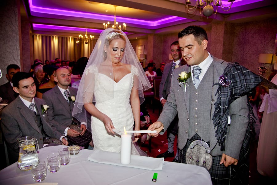 Scotland | Renfrewshire | Bishopton | Autumn | Classic | Modern | Blue | Cream | Country Club | Real Wedding | Sheila Galvin #Bridebook #RealWedding #WeddingIdeas Bridebook.co.uk