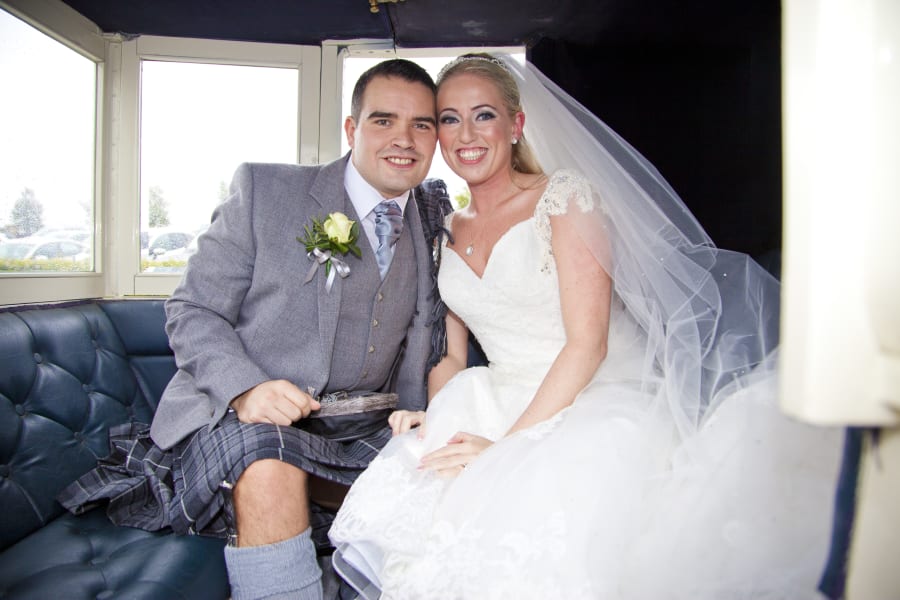 Scotland | Renfrewshire | Bishopton | Autumn | Classic | Modern | Blue | Cream | Country Club | Real Wedding | Sheila Galvin #Bridebook #RealWedding #WeddingIdeas Bridebook.co.uk