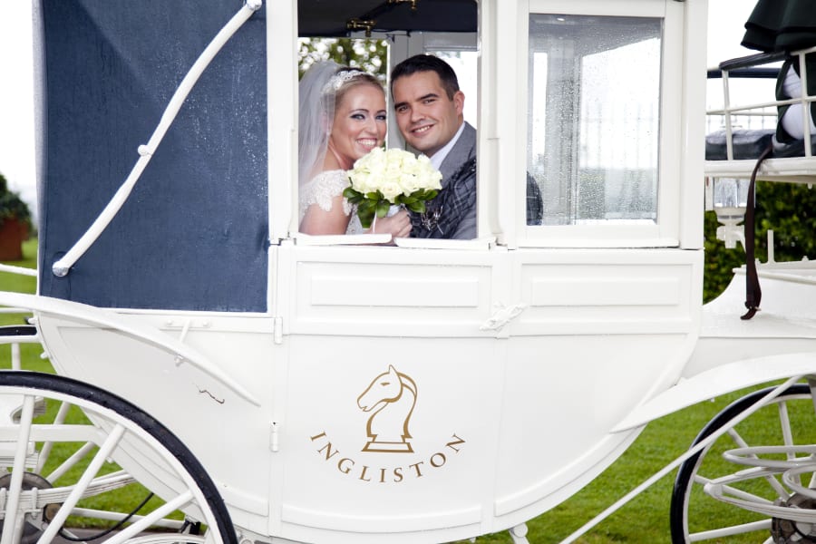 Scotland | Renfrewshire | Bishopton | Autumn | Classic | Modern | Blue | Cream | Country Club | Real Wedding | Sheila Galvin #Bridebook #RealWedding #WeddingIdeas Bridebook.co.uk