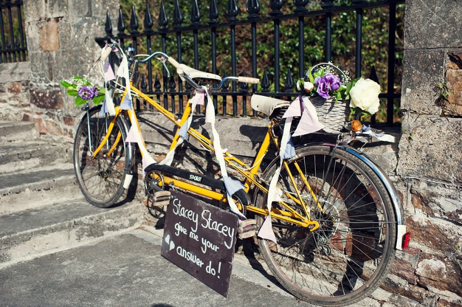 Northern Ireland | Ballymena | Belfast | Spring | DIY | Vintage | Rustic | Blue | Purple | Reception Venue | Real Wedding | Denise Leacock Photography #Bridebook #RealWedding #WeddingIdeas Bridebook.co.uk 