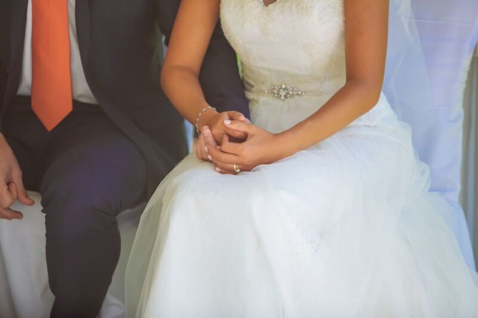 South East | Sussex | Crawley | Summer | Outdoor | Garden | Blue | Orange | Manor House | Real Wedding | Hajley Photography #Bridebook #RealWedding #WeddingIdeas Bridebook.co.uk