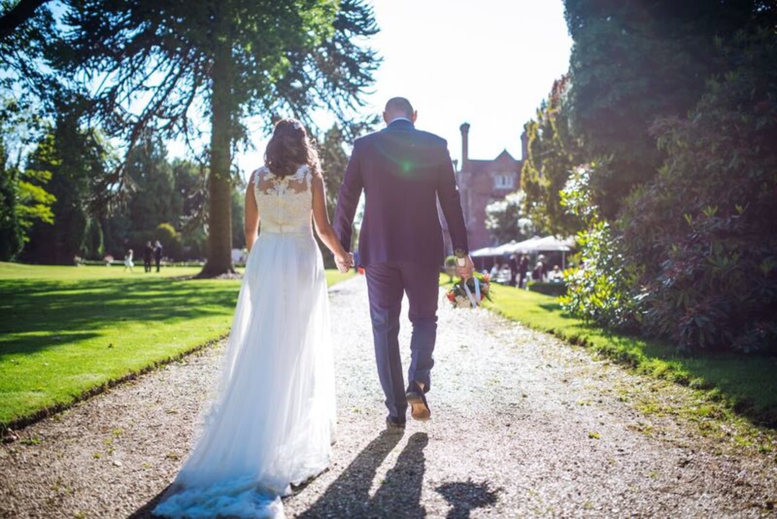 South East | Sussex | Crawley | Summer | Outdoor | Garden | Blue | Orange | Manor House | Real Wedding | Hajley Photography #Bridebook #RealWedding #WeddingIdeas Bridebook.co.uk
