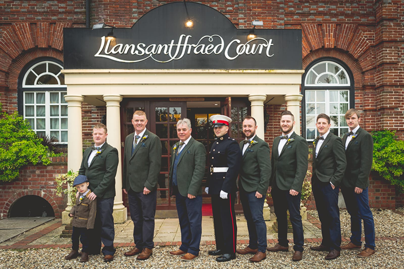 Abergavenny | Scotland | Monmouthshire | Abergavenny | Summer | Classic | Military | Yellow | Manor House | Real Wedding | Art By Design Photography #Bridebook #RealWedding #WeddingIdeas Bridebook.co.uk