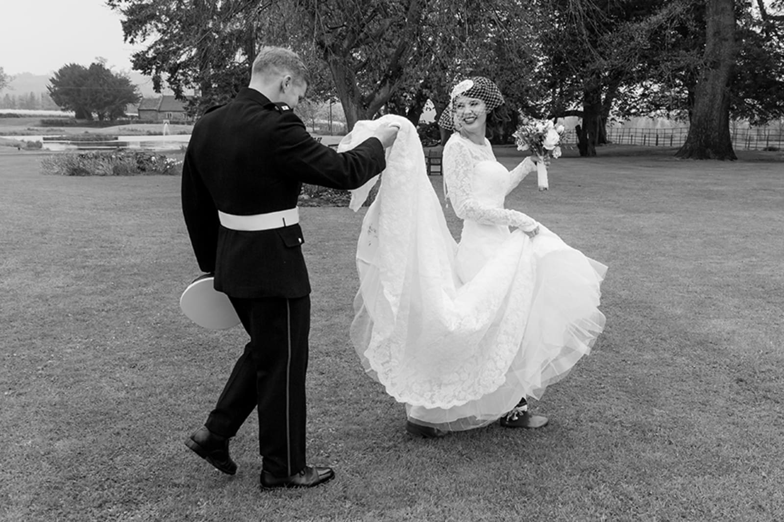 Abergavenny | Scotland | Monmouthshire | Abergavenny | Summer | Classic | Military | Yellow | Manor House | Real Wedding | Art By Design Photography #Bridebook #RealWedding #WeddingIdeas Bridebook.co.uk