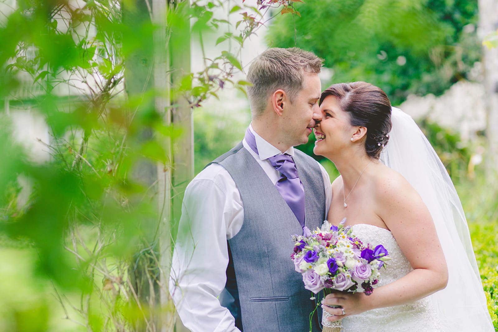 Wales | Powys | Glangrwyney | Summer | Vintage | DIY | Purple | Country House | Real Wedding | Art By Design Photography #Bridebook #RealWedding #WeddingIdeas Bridebook.co.uk