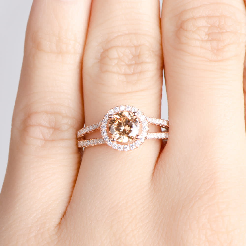 bridebook.co.uk rose gold engagement ring