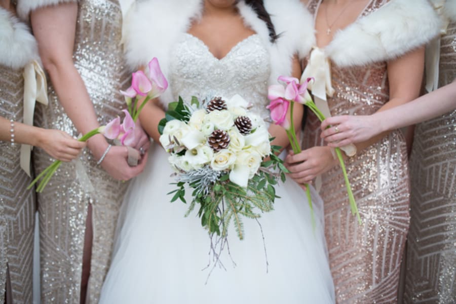 West Midlands | Warwickshire | Winter | Christmas | Pink | Gold | Country House | Real Wedding | Kayleigh Pope #Bridebook #RealWedding #WeddingIdeas Bridebook.co.uk