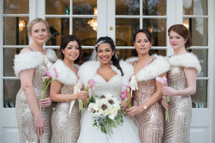 West Midlands | Warwickshire | Winter | Christmas | Pink | Gold | Country House | Real Wedding | Kayleigh Pope #Bridebook #RealWedding #WeddingIdeas Bridebook.co.uk