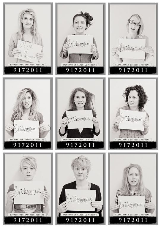 Bridebook.co.uk- bridesmaids after hen do mug shots