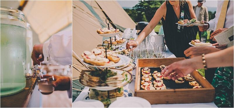 Bridebook.co.uk- wedding breakfast buffet