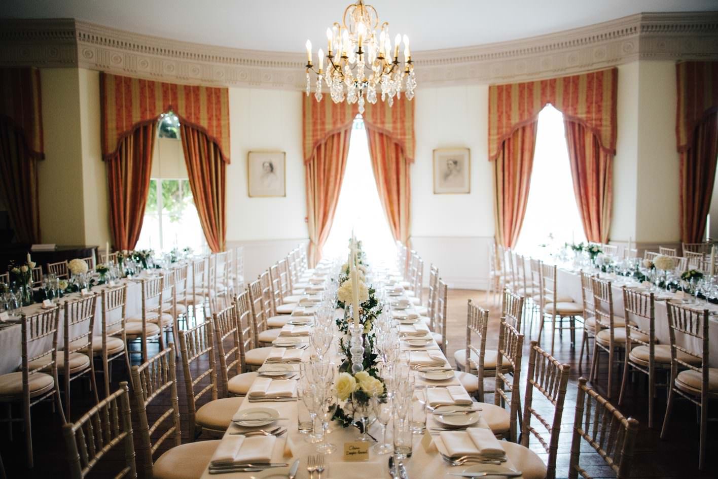 Bridebook.co.uk- wedding venue set up for reception