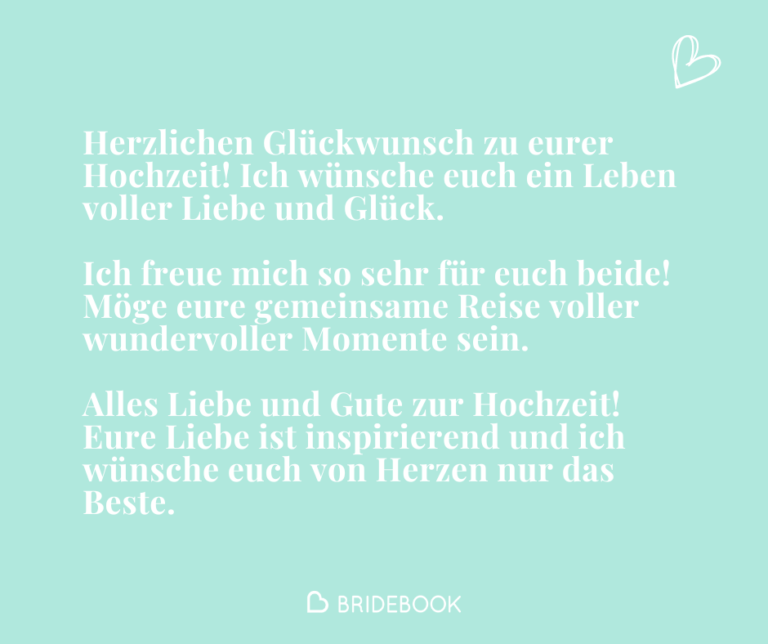 Persönliche Glückwünsche - Ideen
