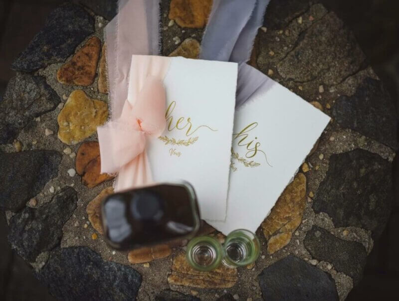 Wedding vows his and hers