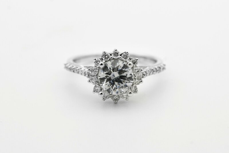 Bague vintage en diamant