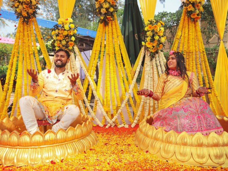 Couple de mariés indiens