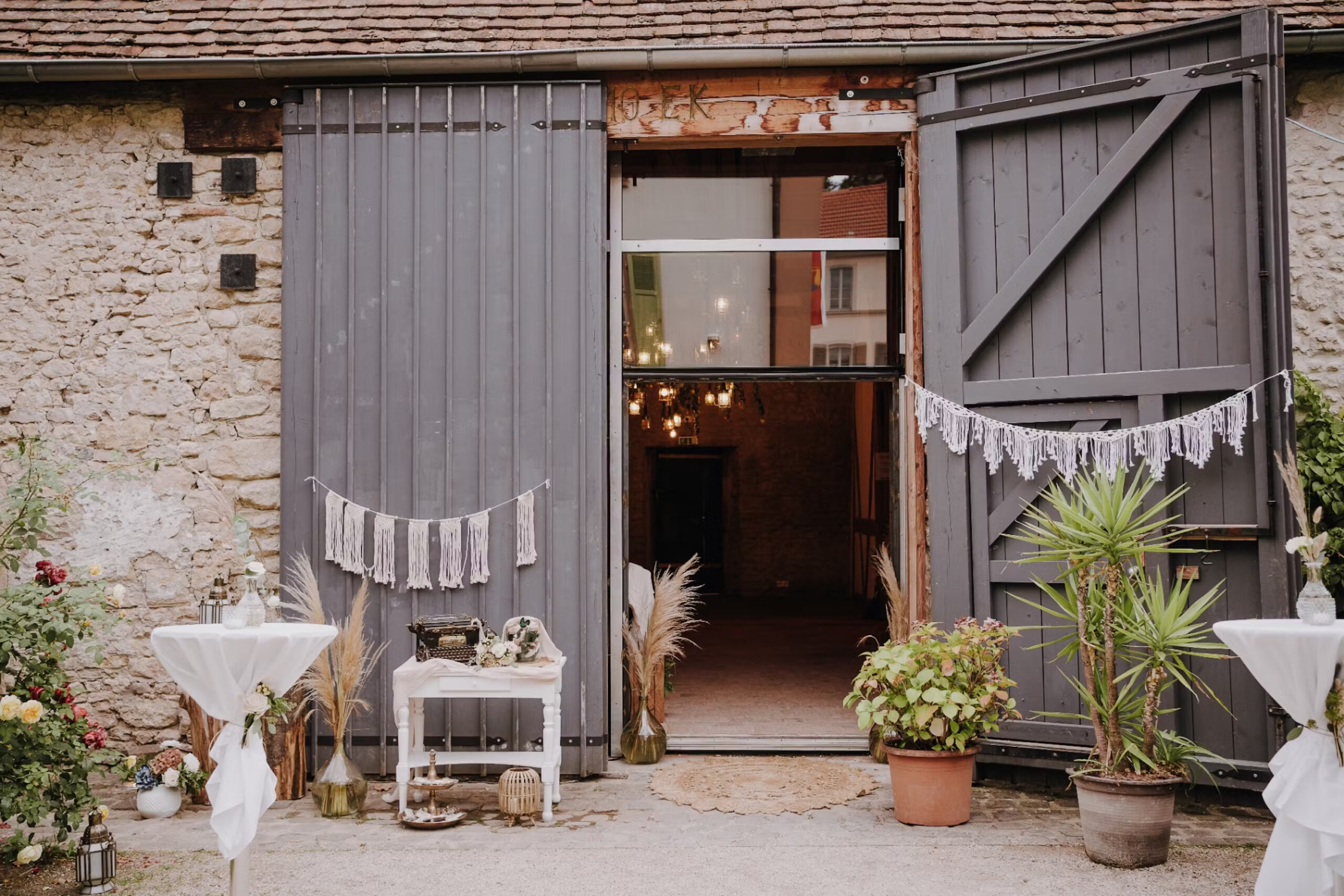 Dekorierter Eingangsbereich