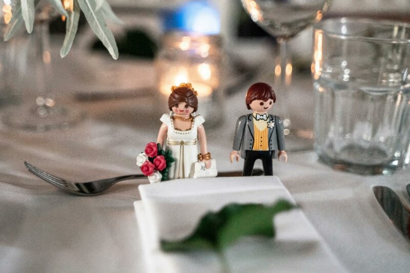 Mariés en playmobils