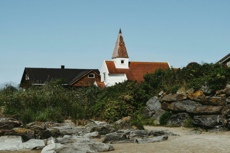 Church in a natural setting