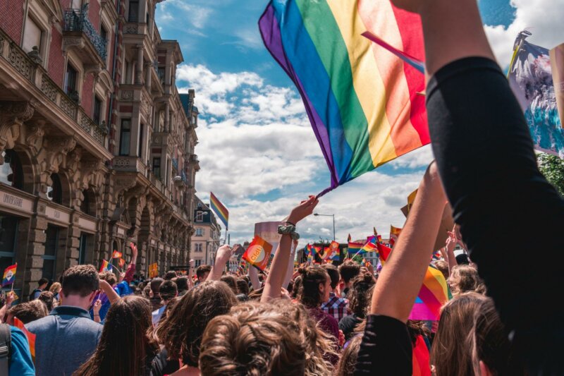Manifestation LGBTQ+ à Strasbourg