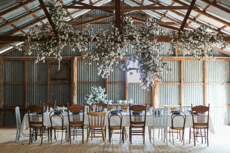 Lieu de mariage avec décoration naturelle