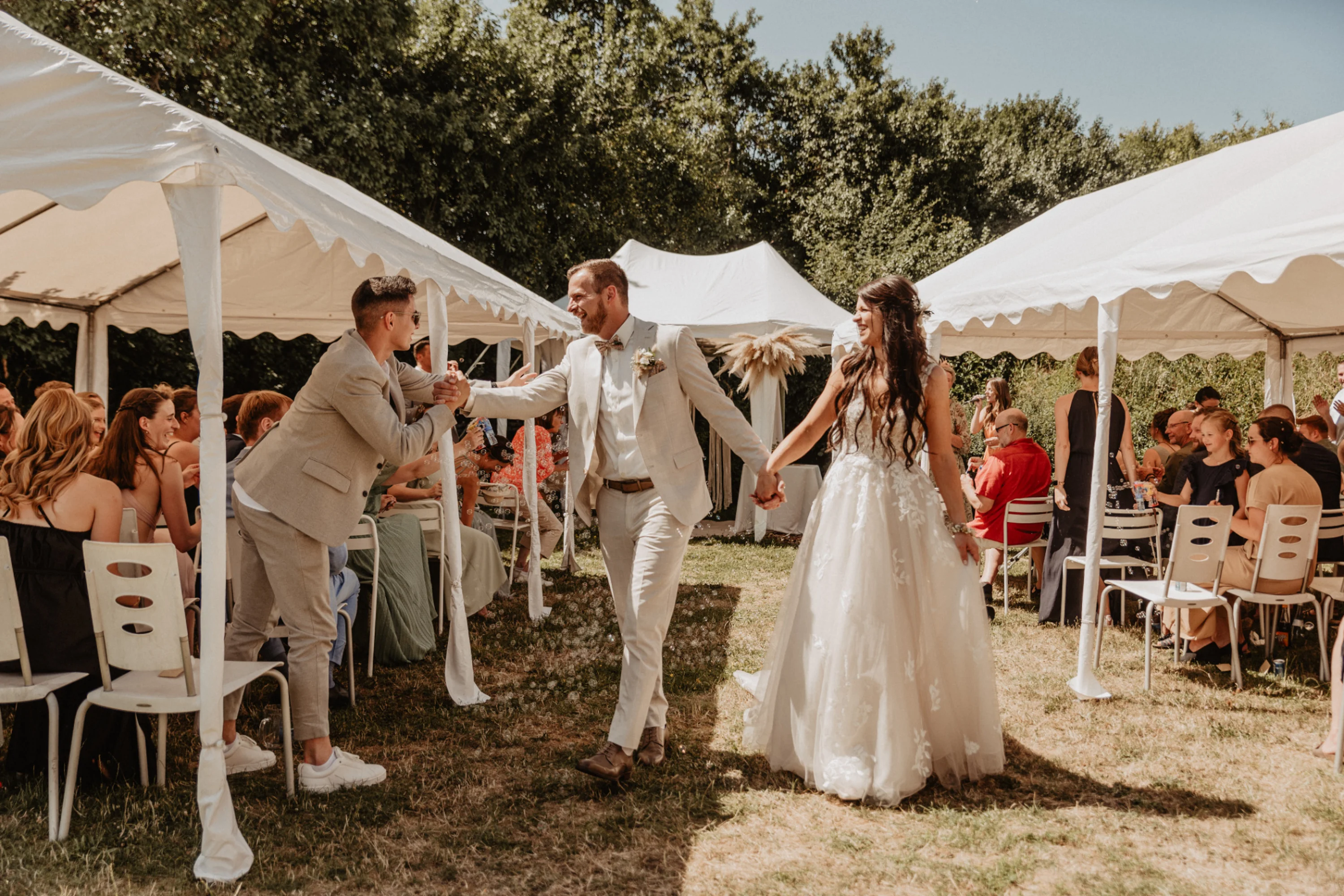 Hochzeit unter freiem Himmel